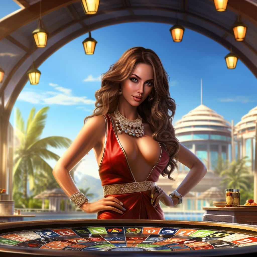 Studio live dealer Bonanza Gold dengan setup meja profesional